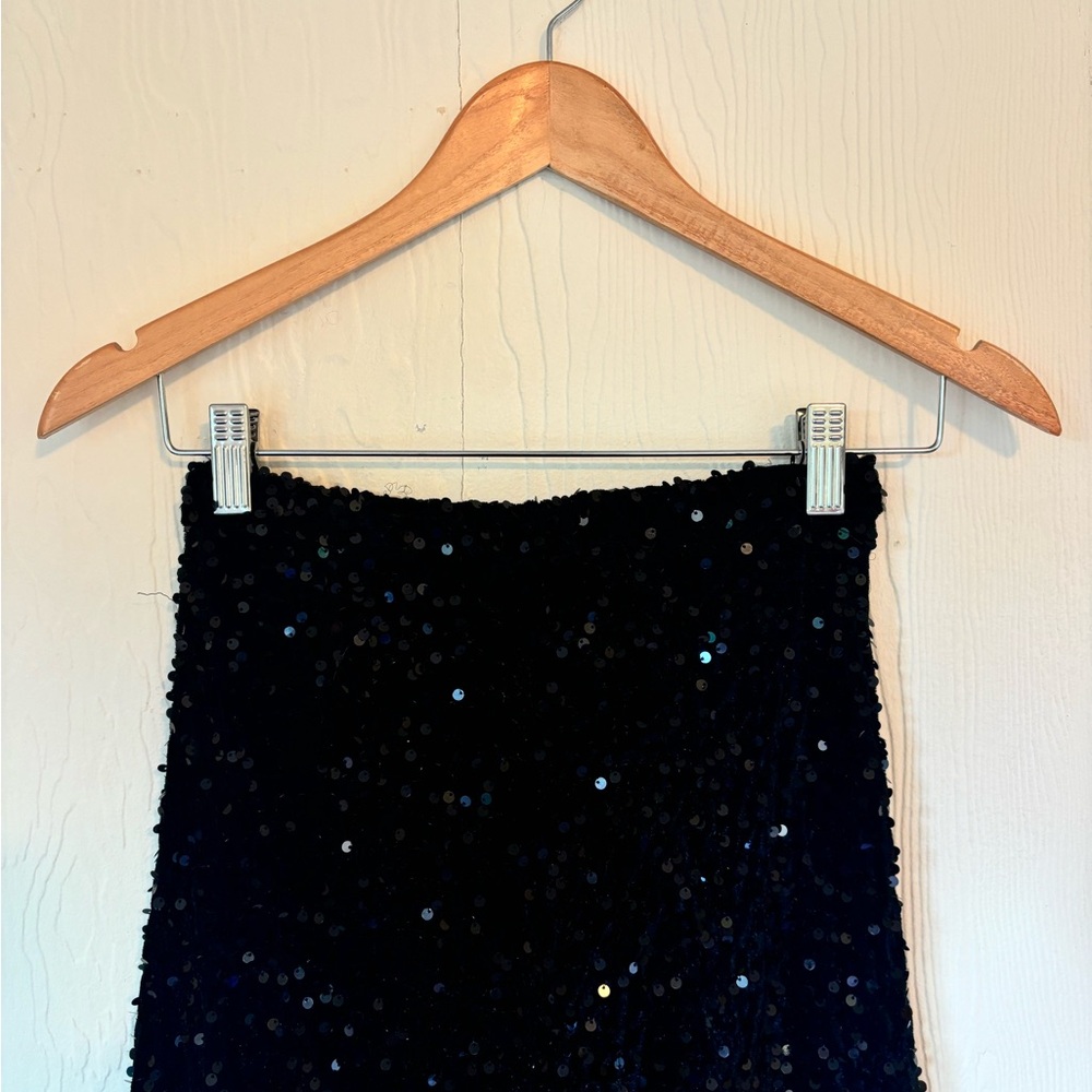 ✨ Handmade Sequin Pants High Waisted Palazzo - Picture 11 of 12